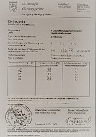 Laborthermometer, DIN 12775, Einschlussform, -5/0+50:0,5°C